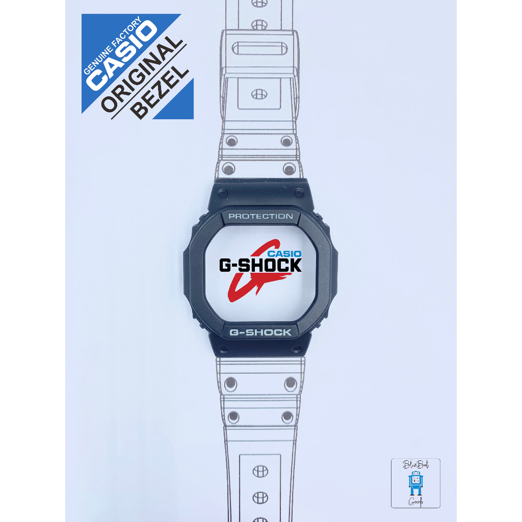 Bezel Casio G-shock original parts GW5600J DW56RTWC DW56RT square
