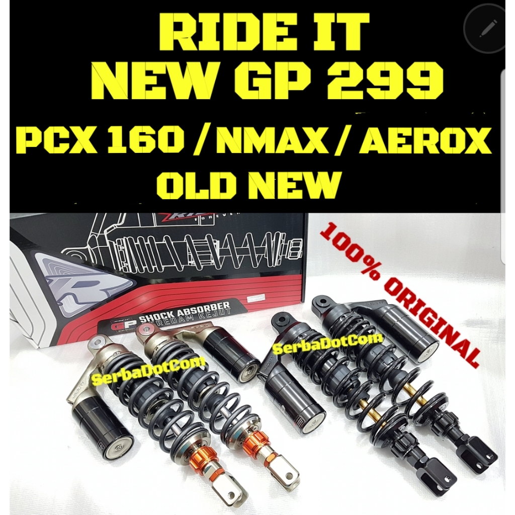 SHOCK RIDE IT NEW GP PREMIUM GP299 SC 299SC PCX 160 NMAX AEROX OLD NEW PCX160 GP 299 PRO SERIES SING