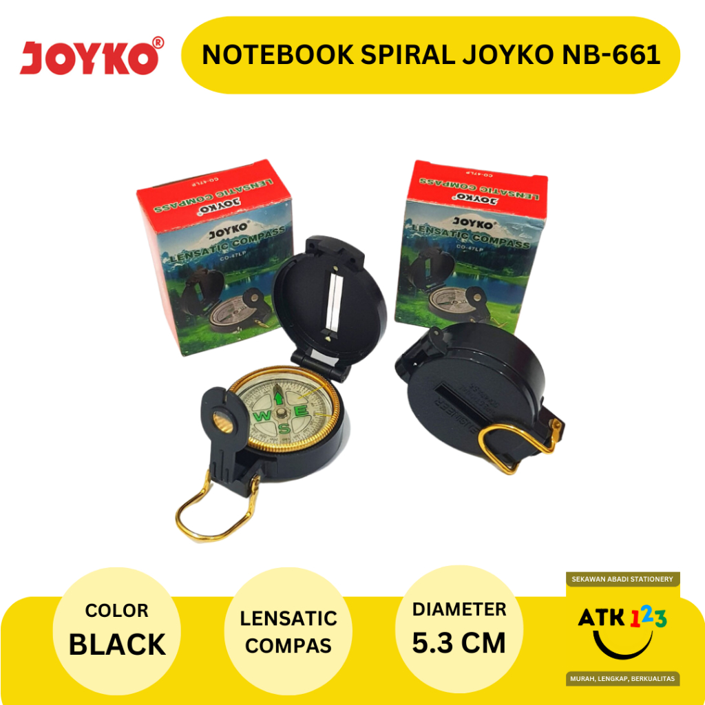 Kompas / Compass / Lensatic Compass Merk Joyko CO-47LP