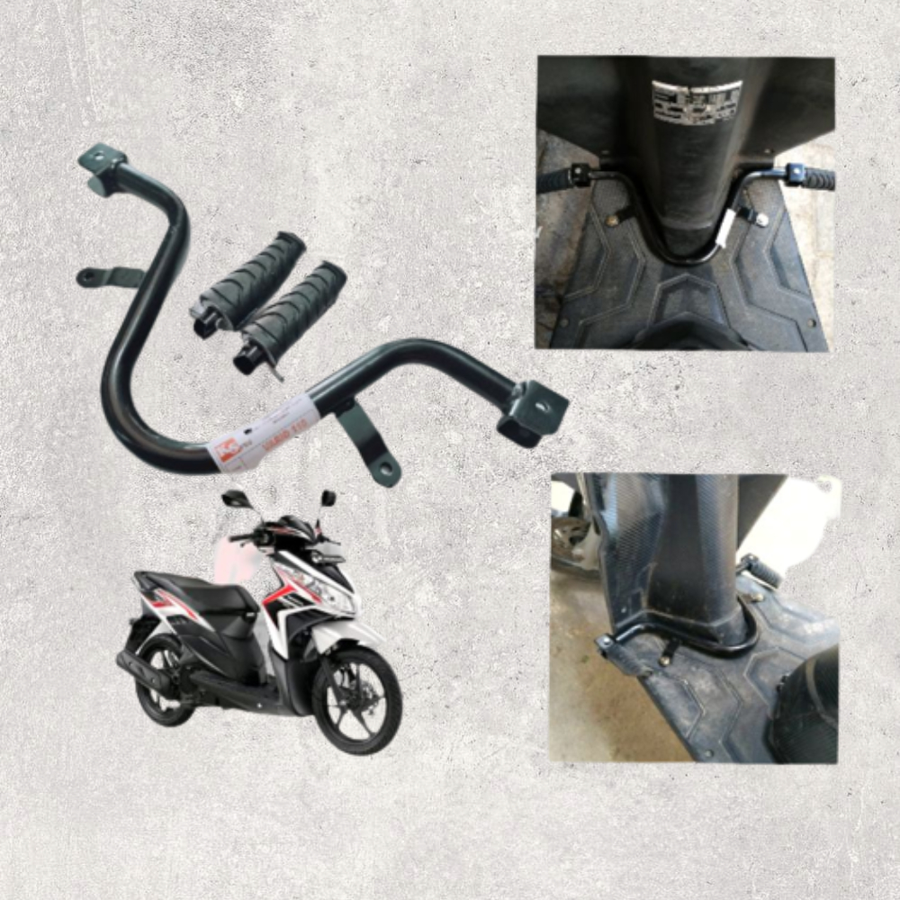 Step Postep Footstep Depan Vario 110 Karbu Satu Set