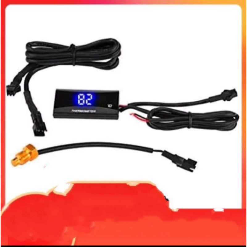 AF Termometer Pengukur Suhu Radiator Mesin Motor
