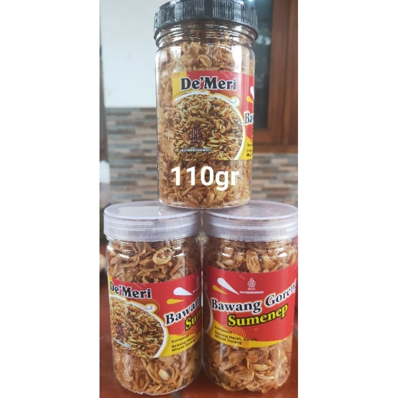 

Bawang Goreng Sumenep Kemasan Toples 125gr