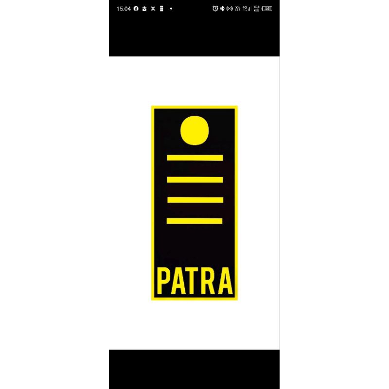 pangkat costum paskibra bordir