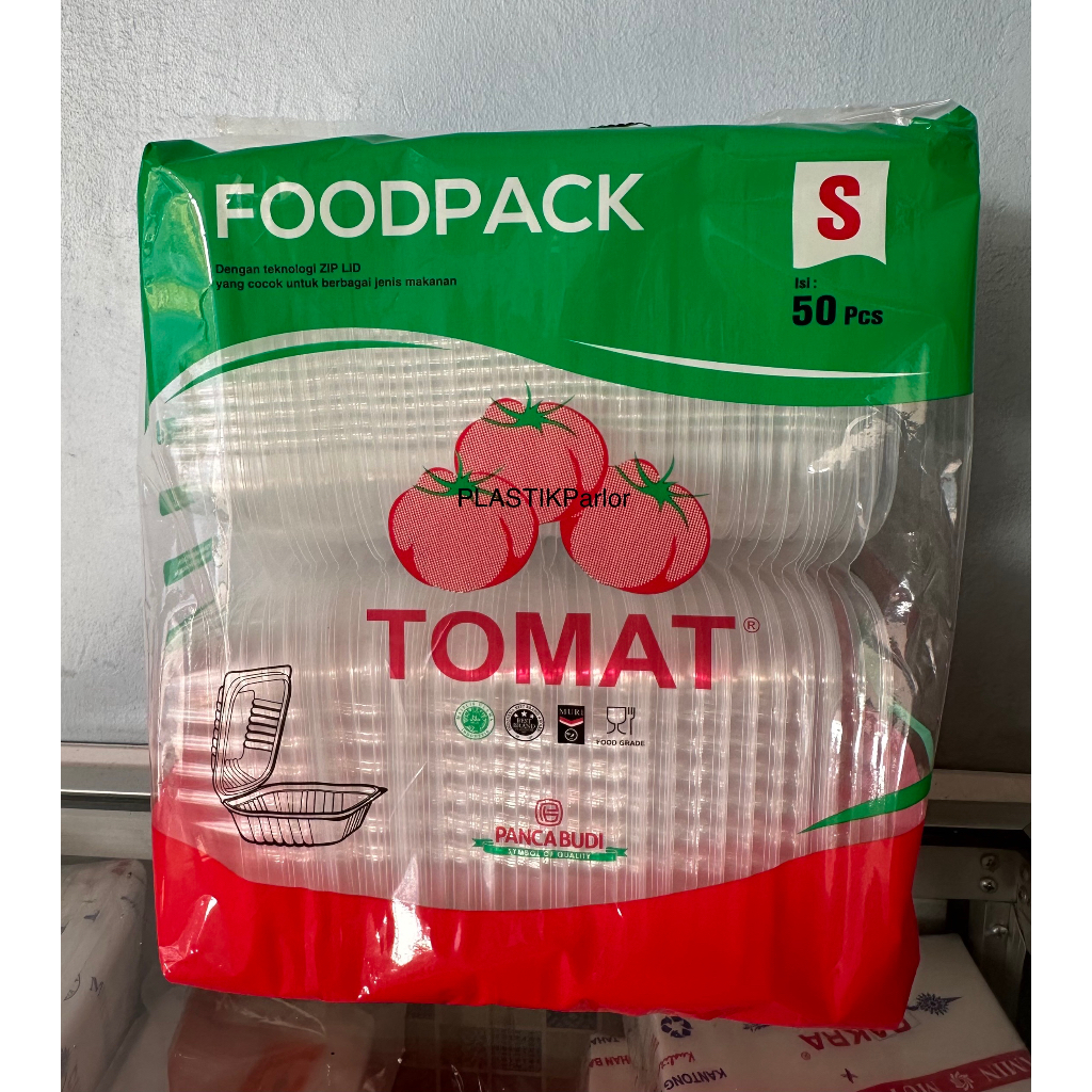 

FOODPACK / MIKA PLASTIK MAKANAN TEBAL TOMAT UK SMALL (S)