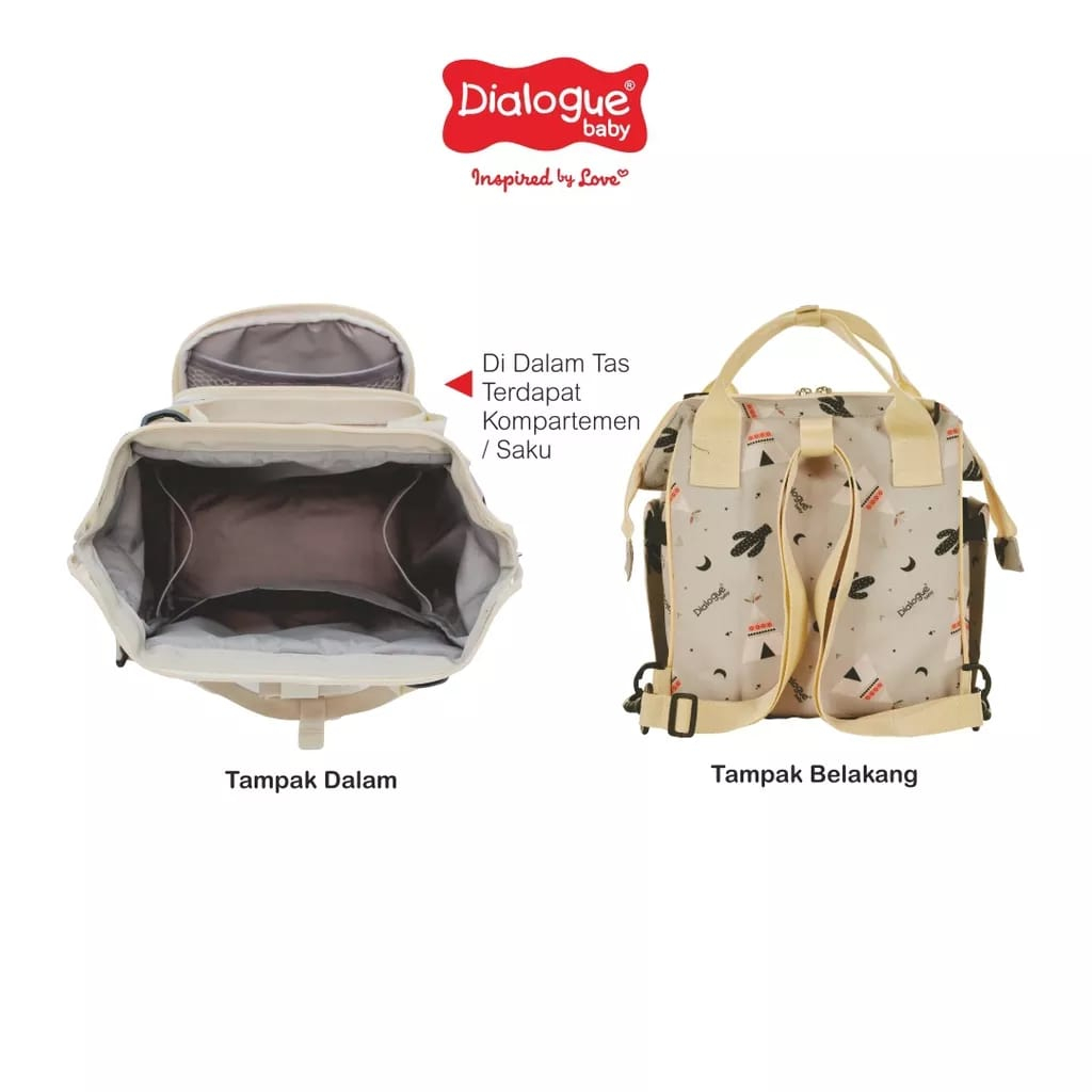 Dialogue DGT7518 Moms Bag 3in1 Heaven Series - Tas Perlengkapan Bayai KECIL