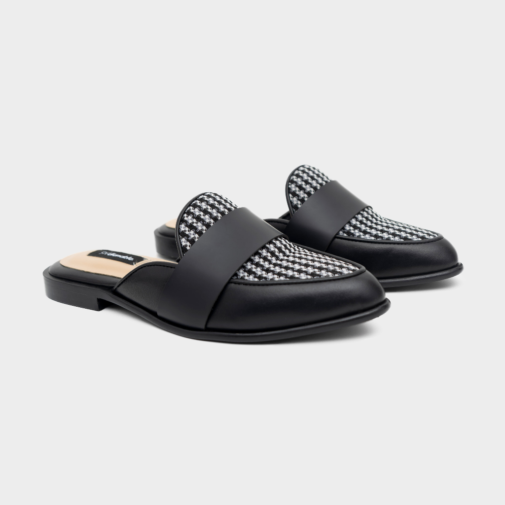 Dianable - Agatha Charcoal Mules Shoes