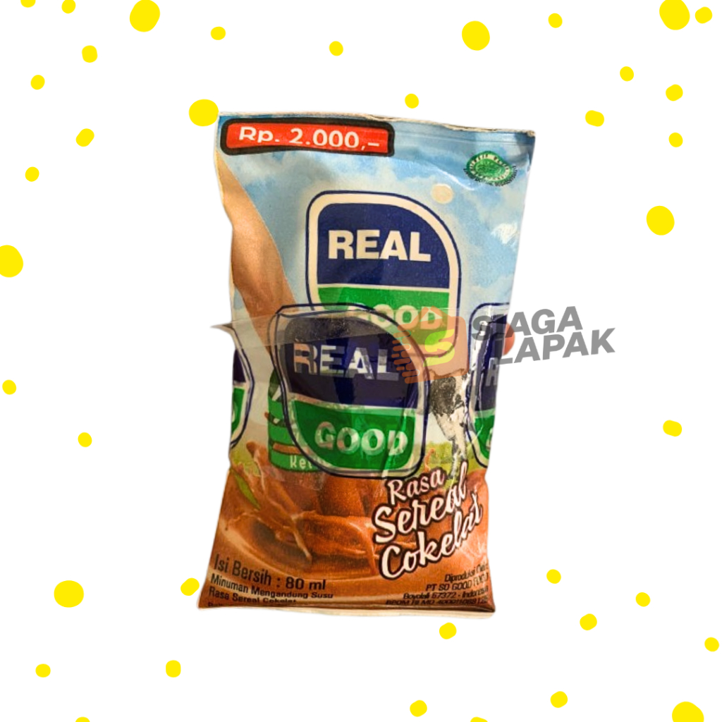 Real Good Besar 80ml Susu Bantal All Varian Aneka Rasa