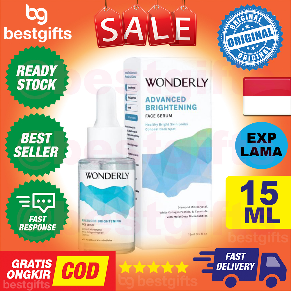 WONDERLY FACE SERUM ACNE AND BRIGHTENING TREATMENT UNTUK PERAWATAN DAN MENCERAHKAN WAJAH 15 ML