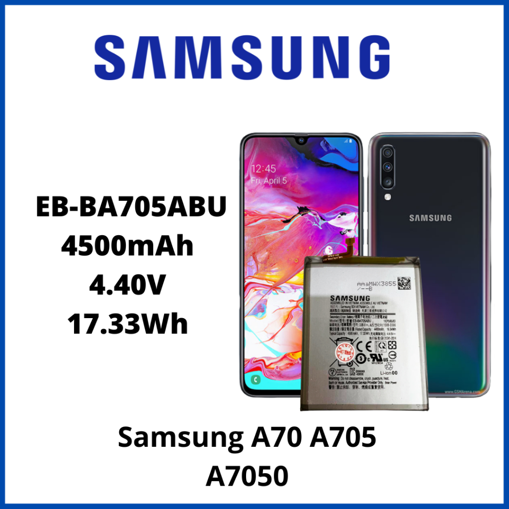 (P) Baterai Battery Batre Samsung Galaxy A70 A705 A7050 / EB BA705ABU / EB-BA705ABU