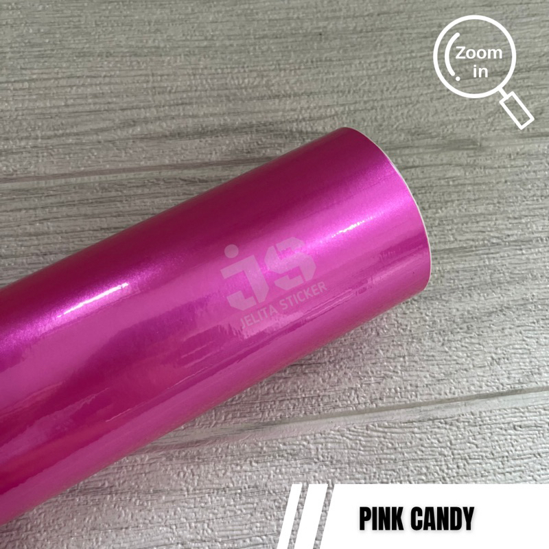 Sticker Pink Candy / Skotlet Pink Mettalic Glossy