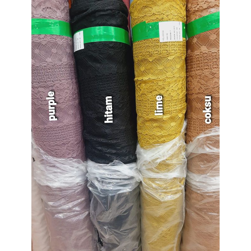 Kain Brokat Corneli / Lace Cord Motif Malika / Baris