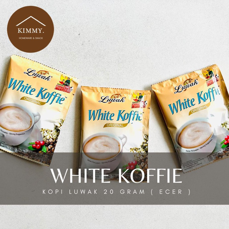 KOPI LUWAK WHITE COFFEE ORIGINAL 1 BUNGKUS ECER / KOPI INSTAN