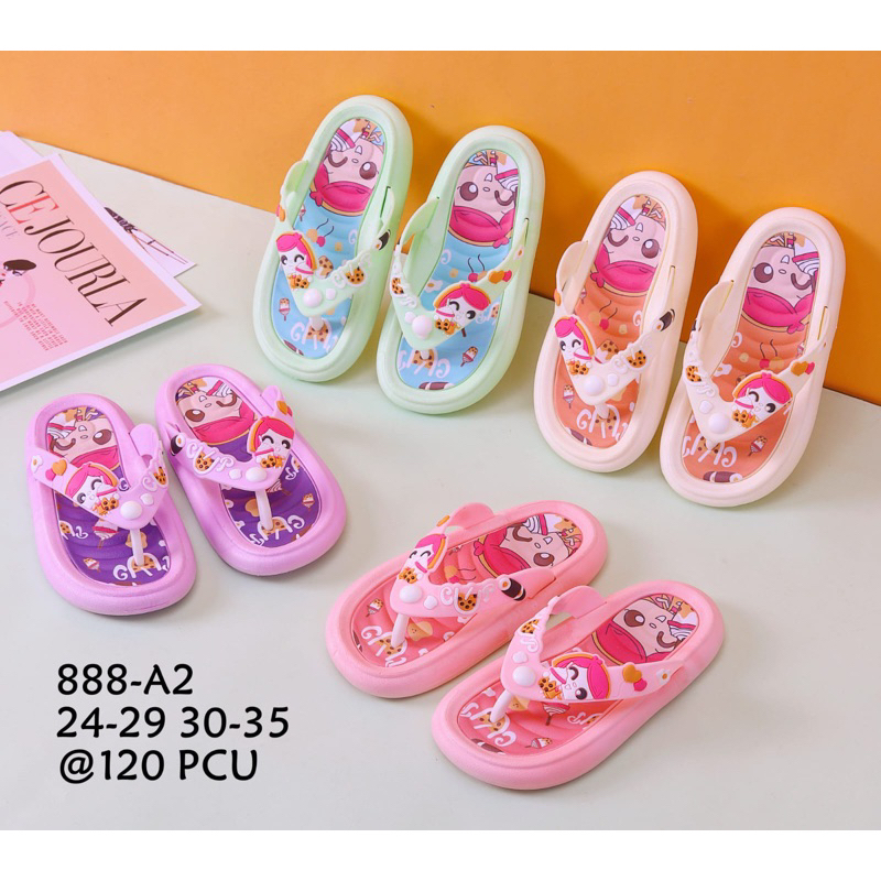 SANDAL JEPIT ANAK IMPORT BOBA ALINA JELLY WANITA ORIGINAL