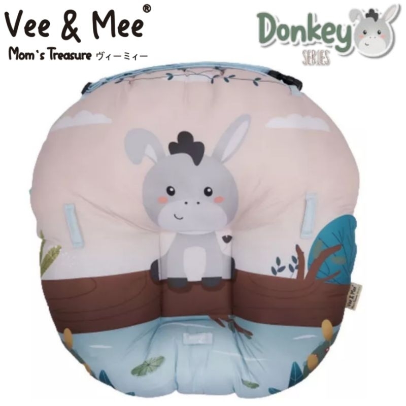 Vee &amp; Mee Bantal Sofa Bayi + Bantal Dot Donkey Series