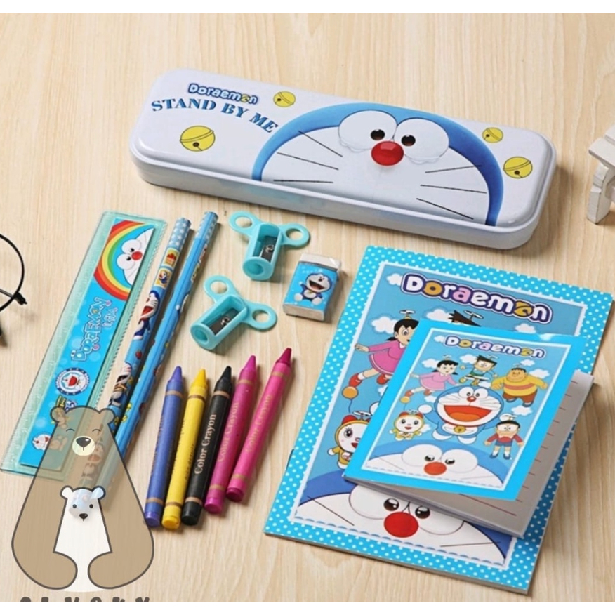 

Paket Alat Tulis Set 14 in 1 / Stationary Set 14 in 1 / Paket Alat Tulis Karakter