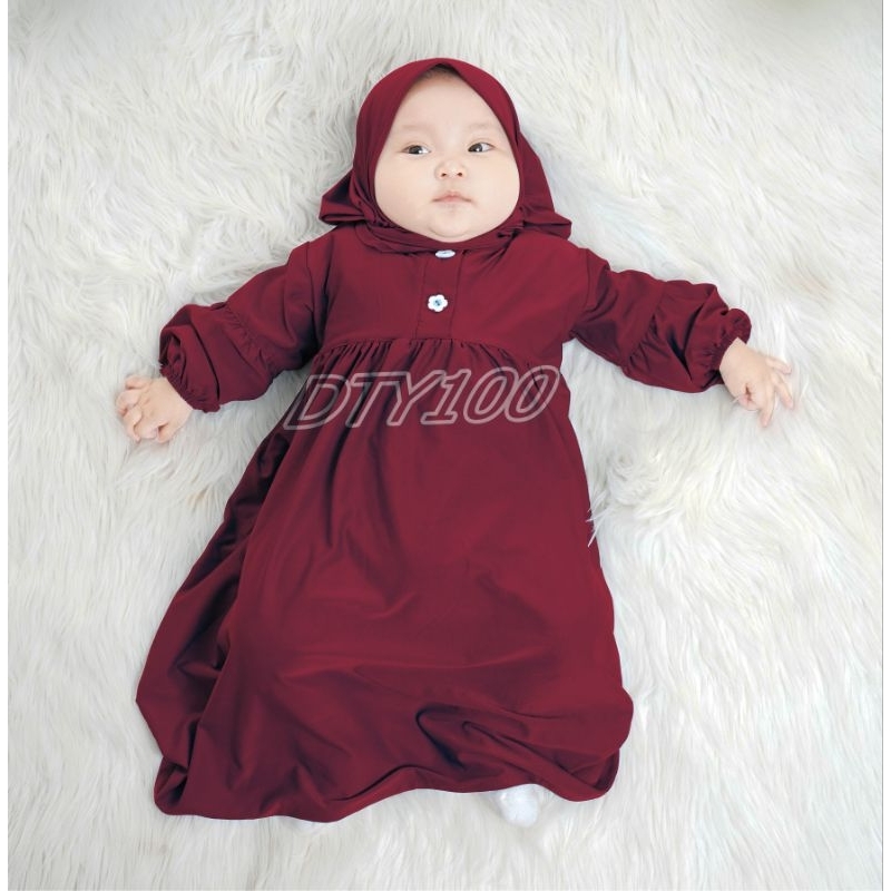 Baju bayi perempuan newborn SALAMAH 0-6 bulan 6-12 bulan 12-18 bulan