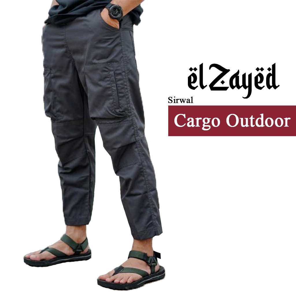 Celana Sirwal Cargo Pria Dewasa