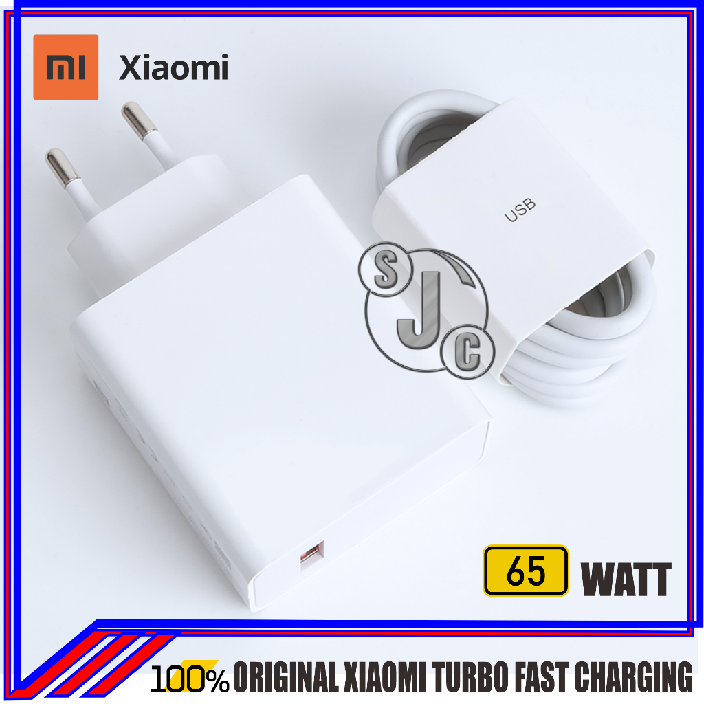 CHARGER XIAOMI 65W TURBO CHARGE TYPE C CHARGER XIAOMI FAST CHARGING TYPE C CHARGER XIAOMI TYPE C TUR