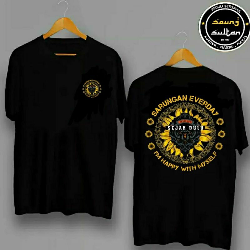 kaos santri sarungan