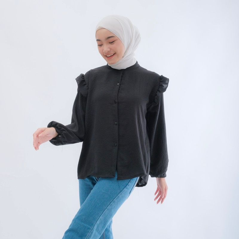 Blouse Lyodra crinkle airflow