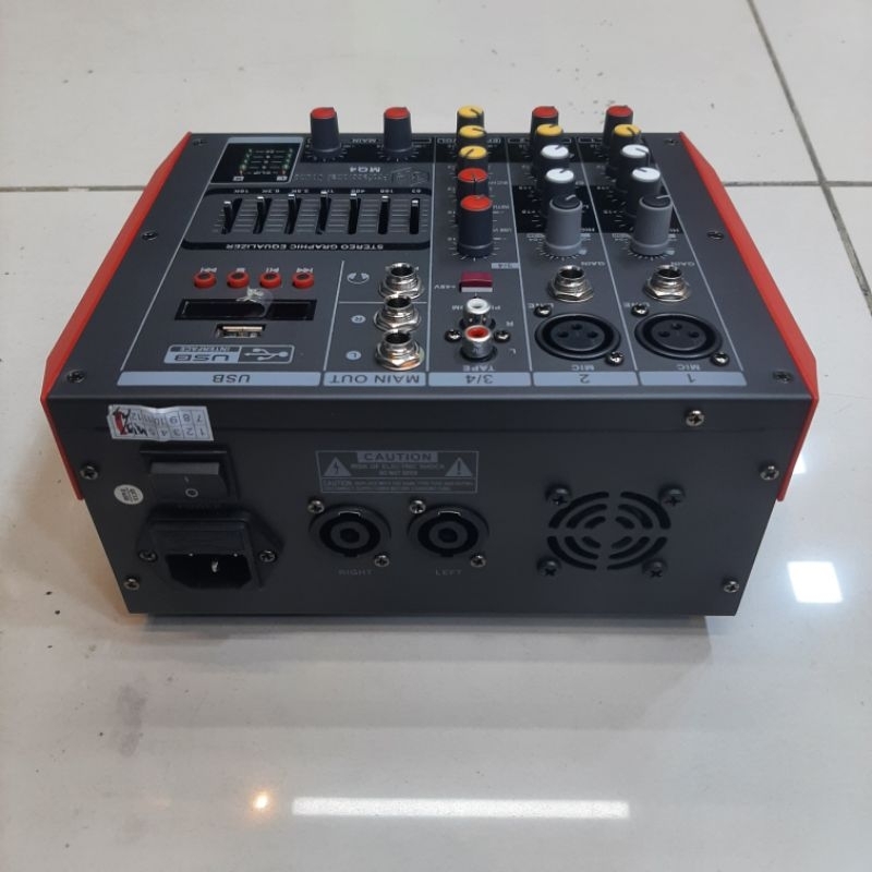 POWER MIXER 3R 4 CHANNEL Buat Speaker 10,12,15 Inch, Karaoke Smart tV