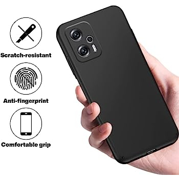 (SLIM) Softcase Black Bumper ULTRA POCO F5 F4 F4GT Soft Case Silicone Casing Cover Galaxy Hitam Gelap Matte Doff Tipis Bagus/ Karet Body Armor Premium/ Kondom Anti Glare Protecth Camera Protection Kamera Ori Original 4G 5G Note12 NFC 30 i GT Mi Xiaomi