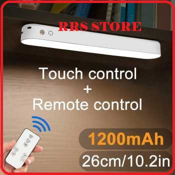 RRS STORE NEW Lampu Baca LED USB Desk Lamp 2 in 1 5V with Remote Control - L03 LAMPU LEMARI BISA 3 MODE TERANG   Portabel Sehingga Mudah Dipindahkan Baterai Tahan Lama Dengan kapasitas 1200 mAh lampu LED ini mampu bertahan hingga 24 jam.