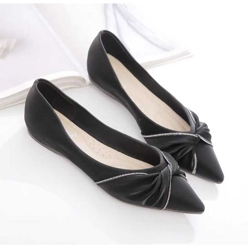 FLAT ZIPPER RIBBON - Flatshoes Sandal Wanita RS 45