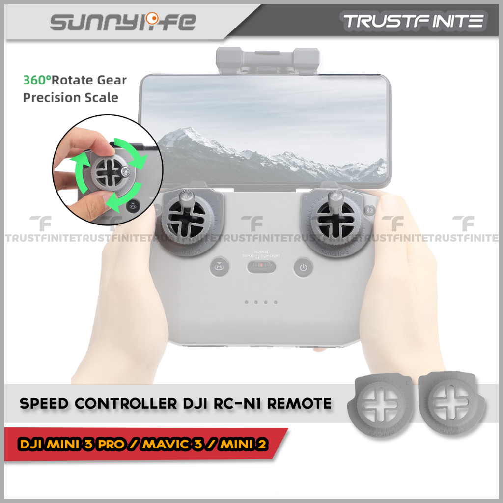 Sunnylife Speed Controller DJI RC-N1 Remote DJI Mini 3 Pro/Mavic 3/Mini 2
