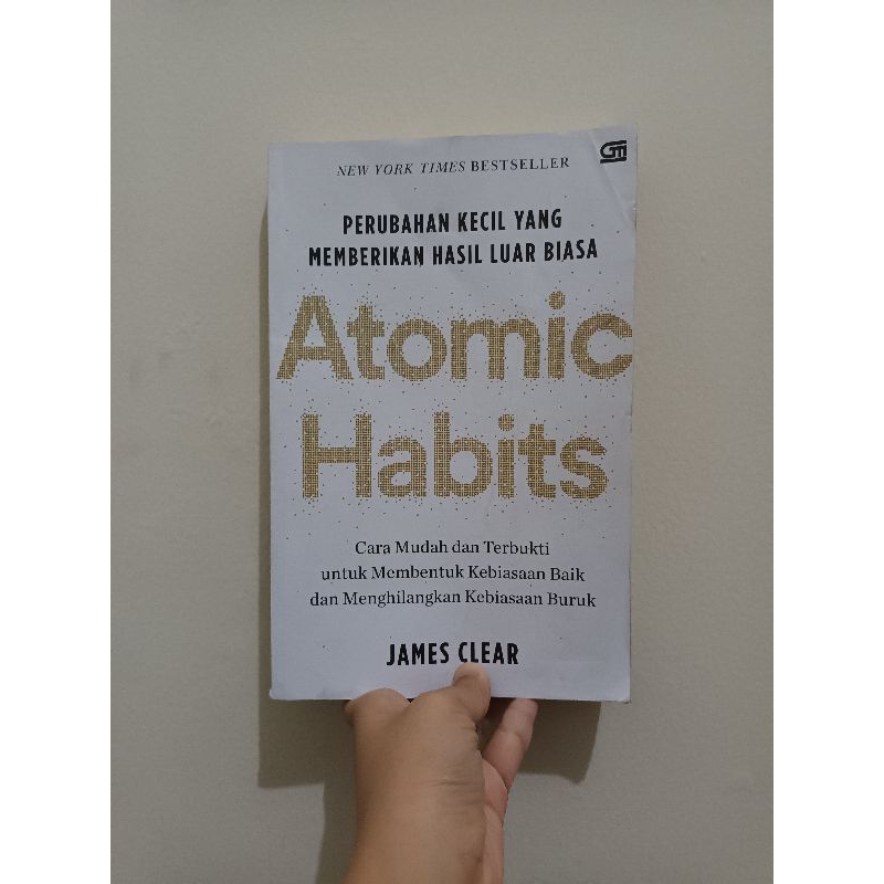 BUKU NOVEL BEKAS PRELOVED SECOND ORIGINAL ATOMIC HABITS
