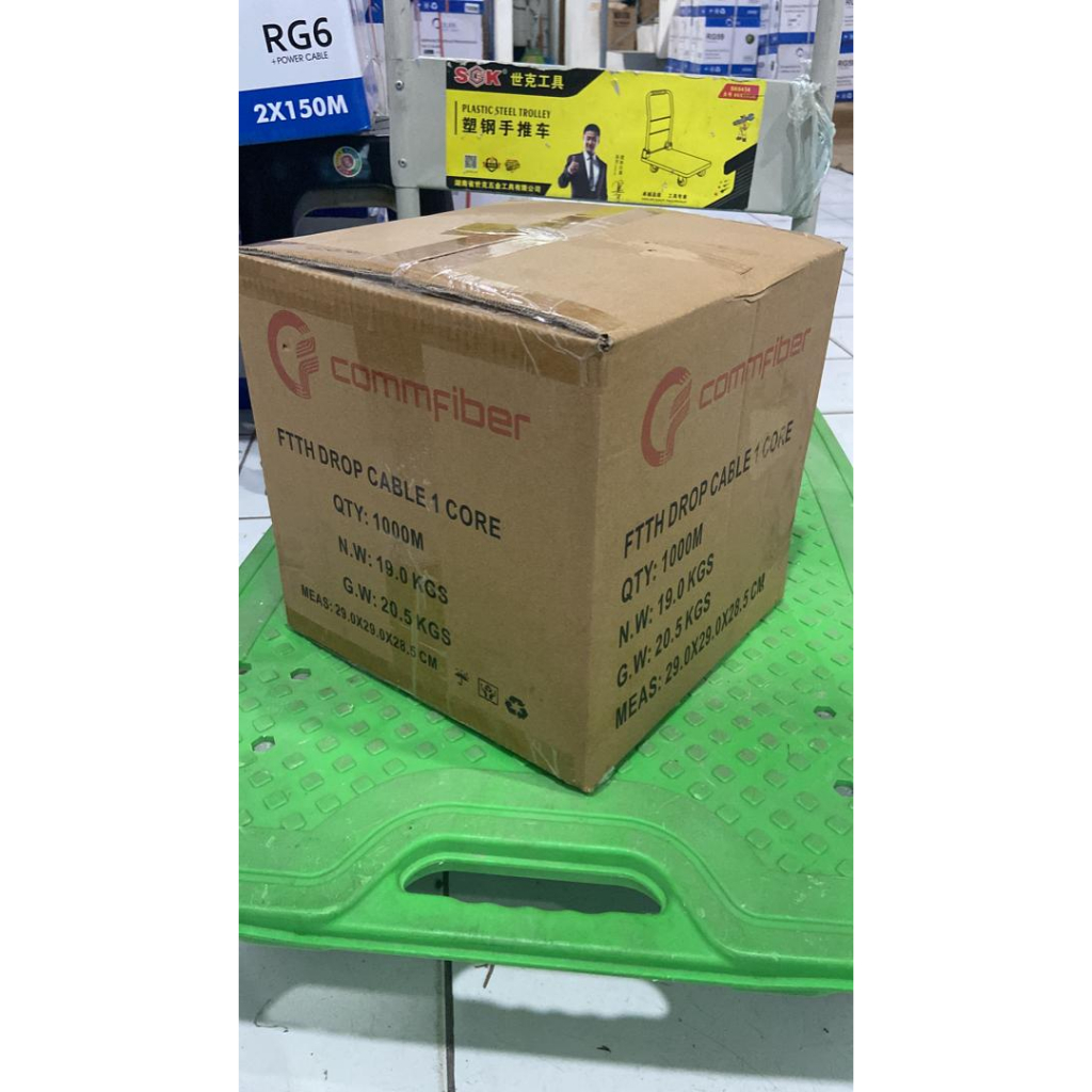 Kabel Dropcore 1 core 3 seling - Kabel serat optik 1 core 3 seling - kabel dropwire 1 core 3 seling 