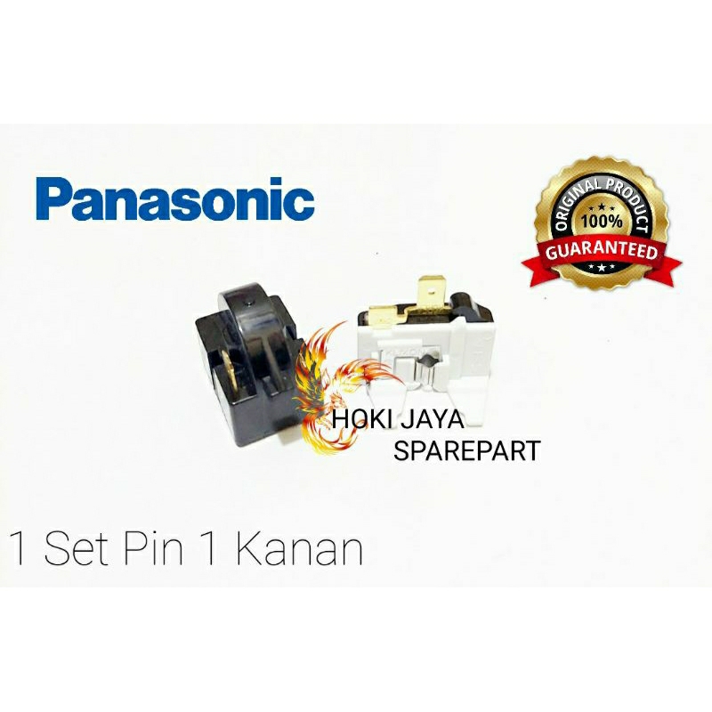 1 Set Relay Overload kulkas Panasonic 1 Pintu