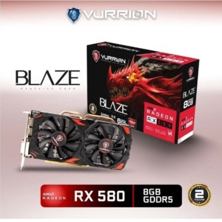 VURRION BLAZE RADEON RX580 8GB RX 580 8G RX-580 8GB AMD RADEON