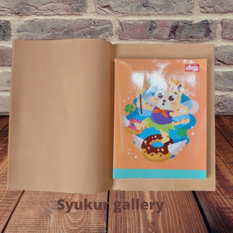 

Sampul coklat ukuran kwarto