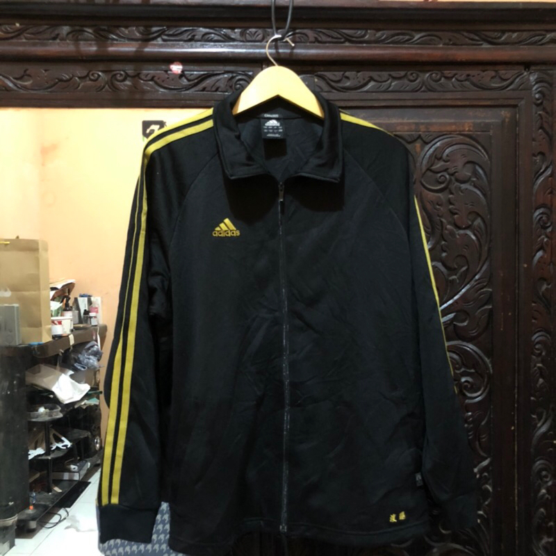 ADIDAS tracktop jacket black gold original second