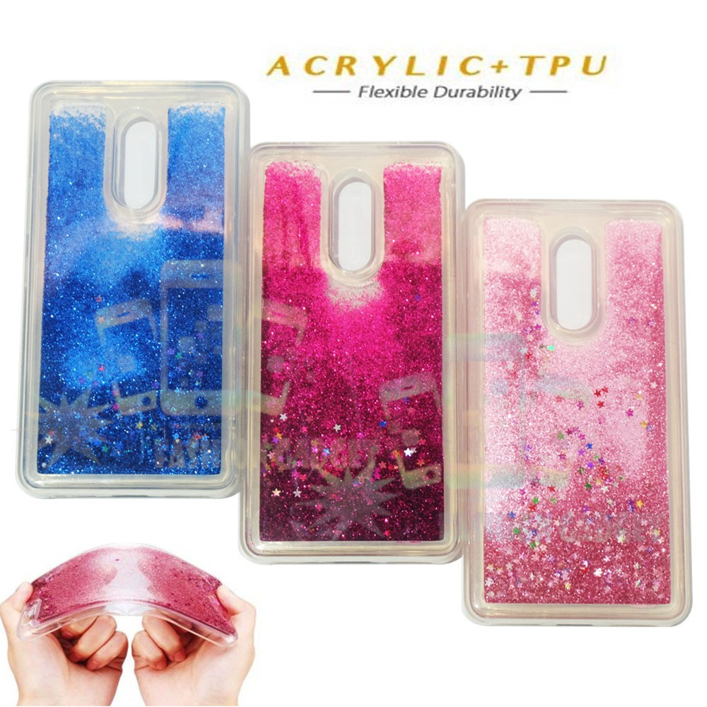 Silikon Oppo F3 A77 Xiaomi Mi A2 Mi 6X Lenovo K5 K5 PLUS A6020 Water Glitter Aquarium Casing KESING KASING SOFT CASE - Warna Random