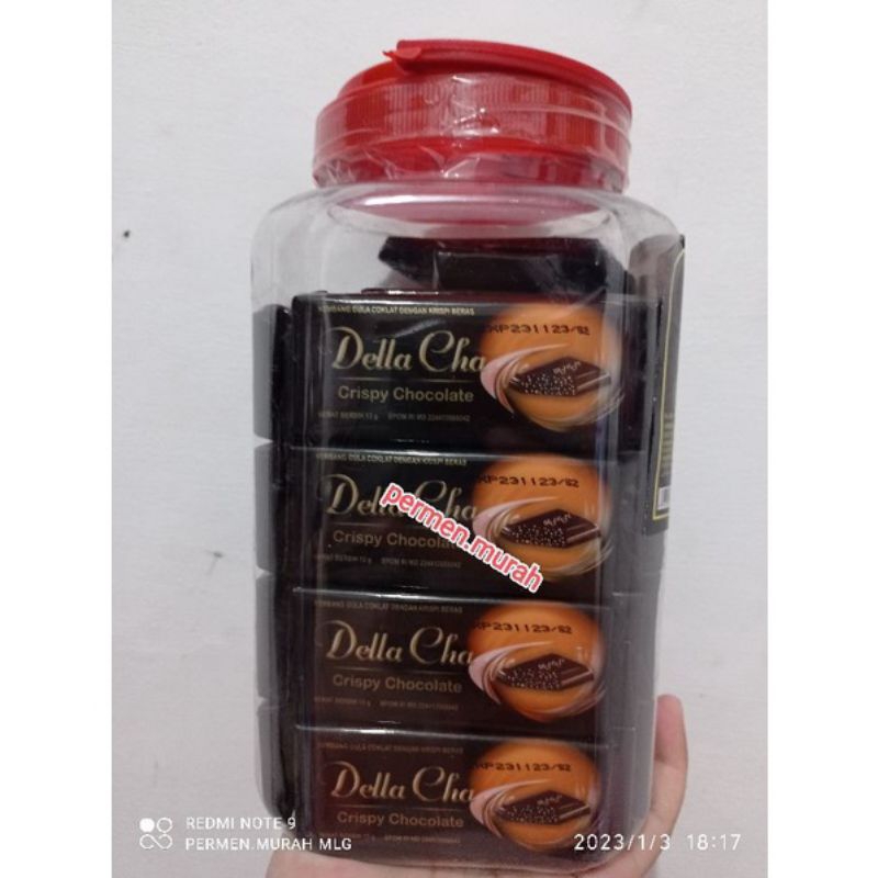 

permen della rasa coklat original