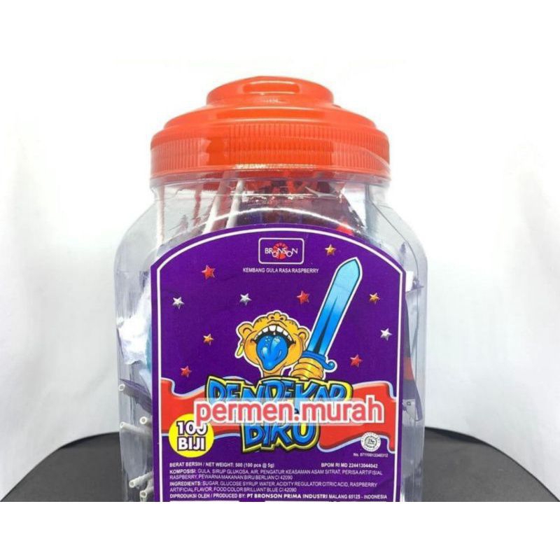 

permen kaki biru 1 toples murah