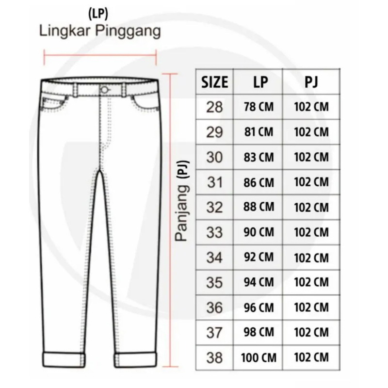 CELANA JEANS PRIA STANDAR REGULER PREMIUM 28 sampai 38 bisa COD