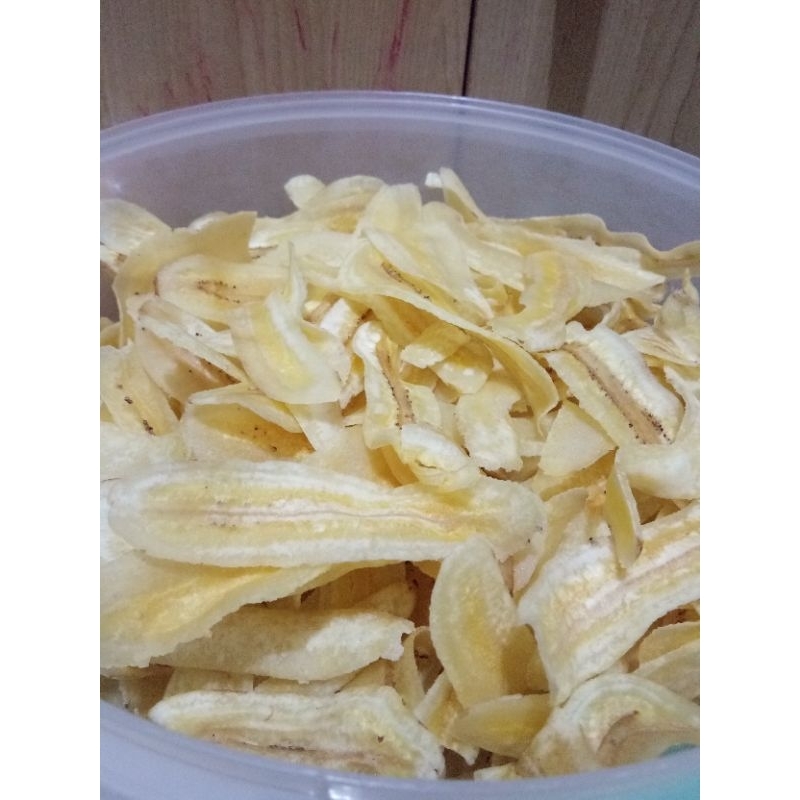 

Kripik pisang kepok manis 1 kg