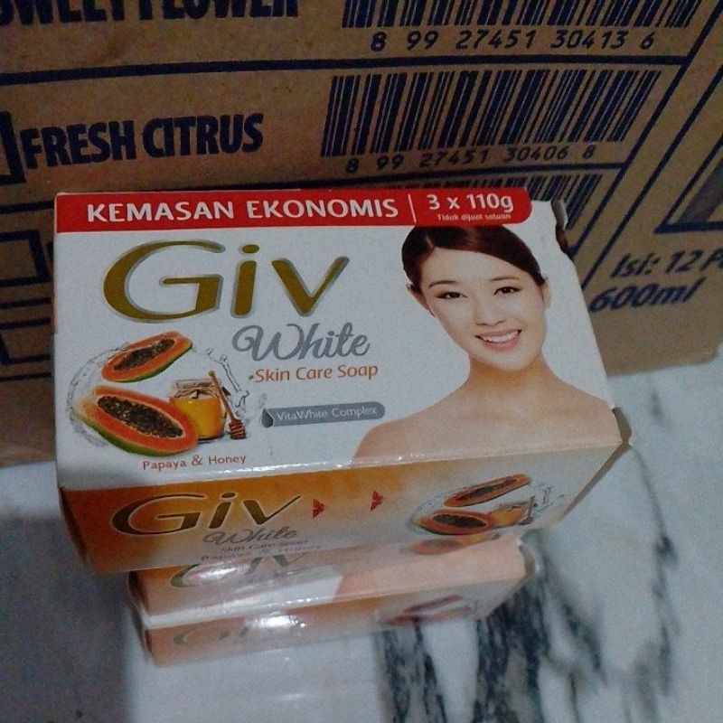 Sabun Papaya Rdl brightening soap/Sabun Giv white skin care soap