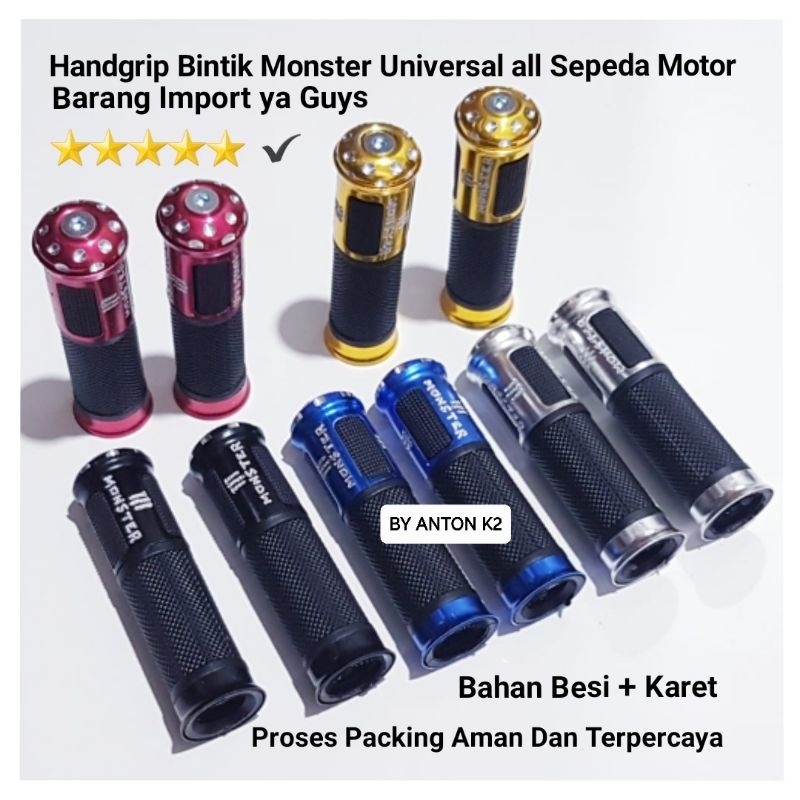HANDGRIP/HANFAT/HANDFAT KARET STANG STIR VARIASI AKSESORIS MOTOR/KARET SLOP SEPEDA MOTOR/SARUNG STIR