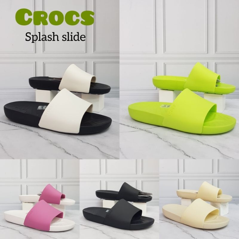 CROCS SPLASH SLIDE WOMEN/SANDAL CROCS SLIDE/SANDAL CROCS WANITA/CROCS