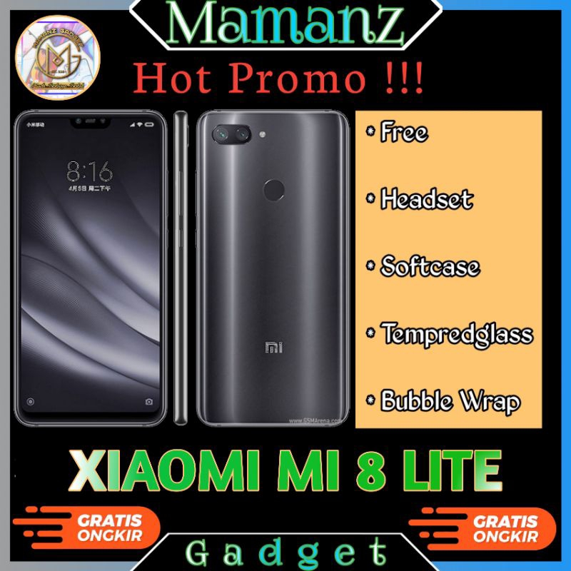Xiaomi Mi 8 Lite Ram 4/64Gb ex Resmi murah