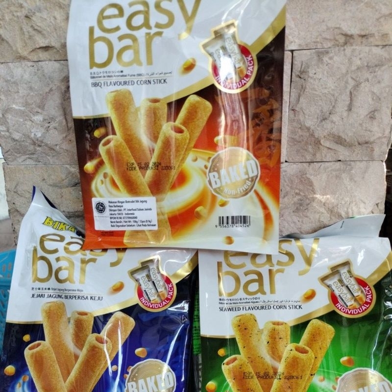 

BIKA EASY BAR CHESSE FLAVOURED CORN STICK ( 12 PCS X 9 GR) HALAL.