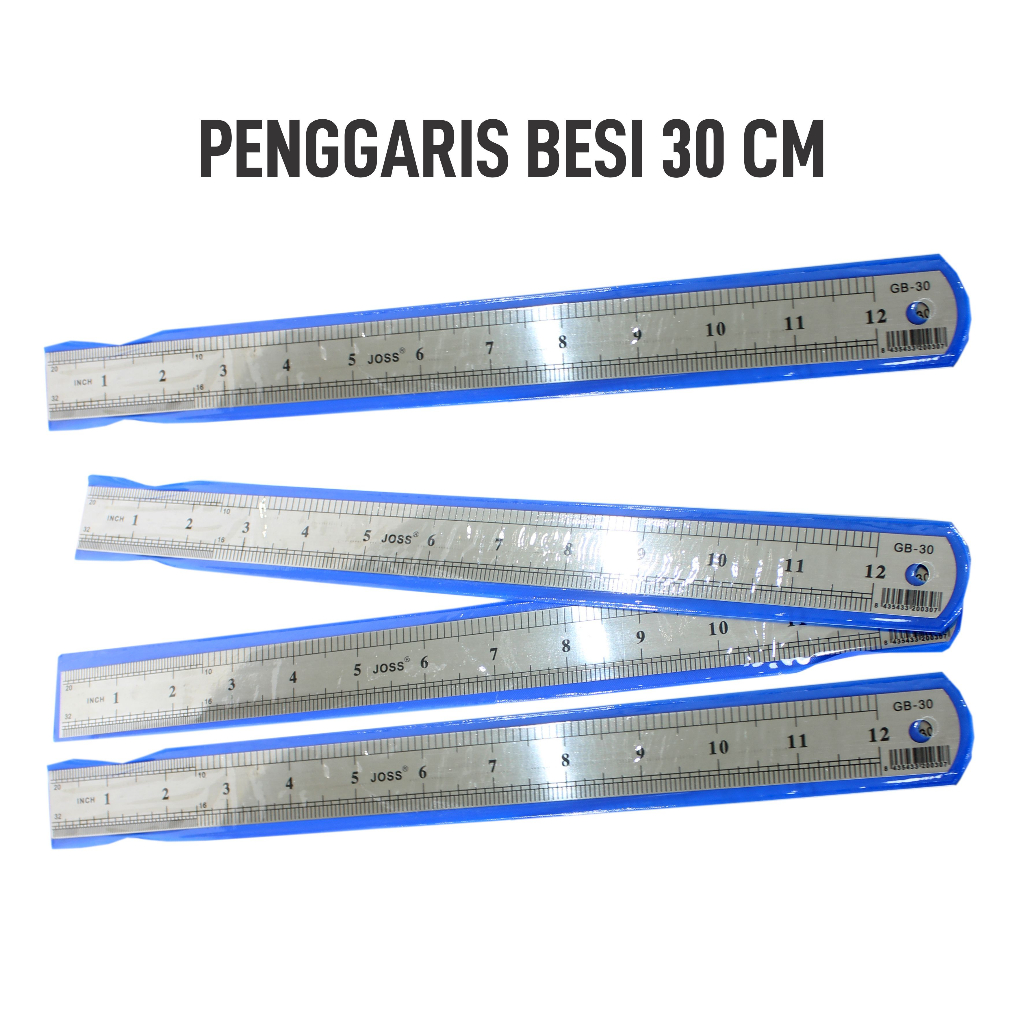 

Penggaris Besi 30 Cm Bahan Stainless Steel (harga satuan)