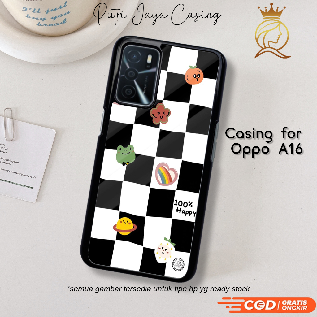Case Oppo A16 Terbaru KotakCute03 Casing Oppo A16 Hardcase Softcase Glossy Kesing Terlaris PutriCase