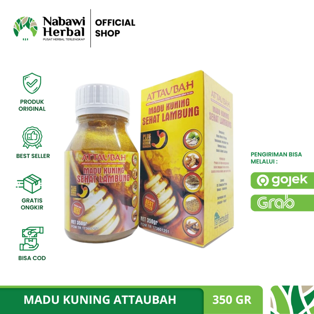 

Madu Kuning At Taubah 350 Gr | Madu Kuning Sehat Lambung