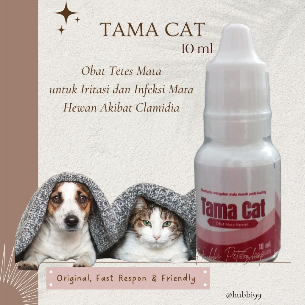 obat mata kucing clamidia - TAMA CAT 10ml-Obat tetes Mata Kucing Kitten-obat mata Anjing clamidia