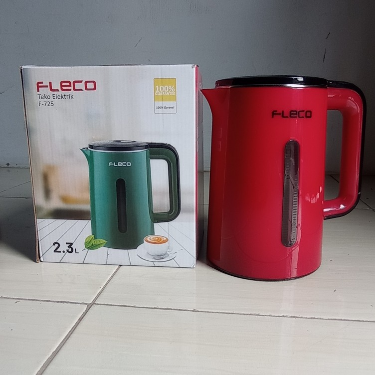 COD Teko Listrik  FLECO F-725 Kettle Electric 2.3L Teko Listrik  Pemanas Air